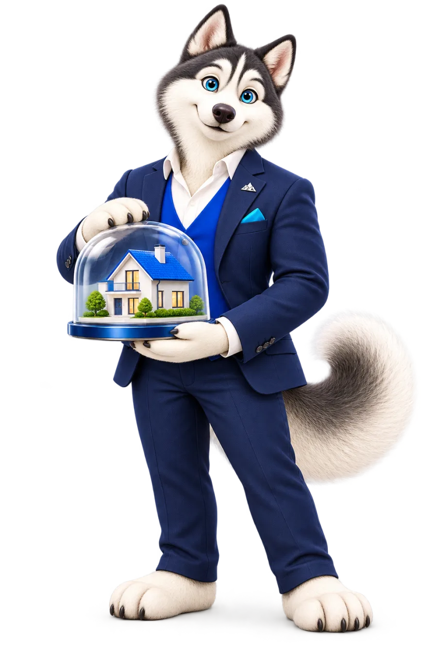La mascotte Alperea Assurances vous guide dans votre vie de frontalier entre la France et la Suisse